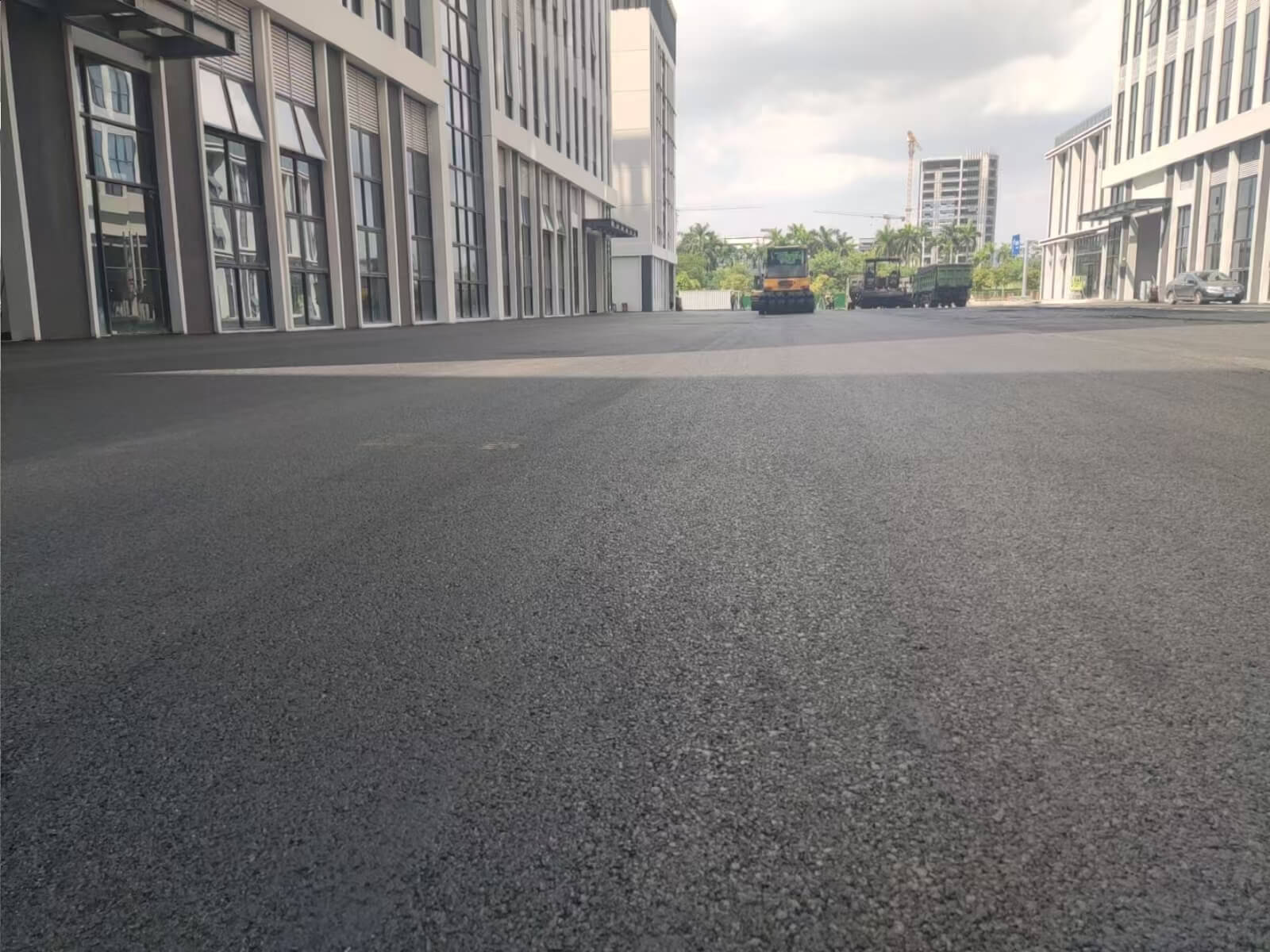 东莞工业园区沥青施工 重载沥青路面